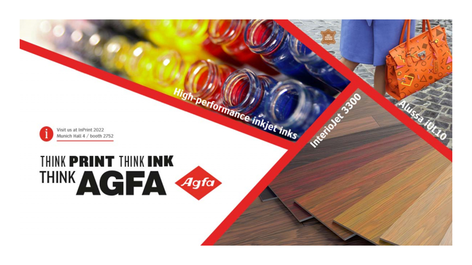 Agfa invites InPrint 2022 visitors to ‘think inkjet’ for a broad range